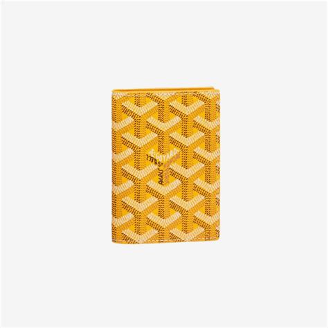 goyard st marc yellow|Goyard Saint Marc Yellow Card Holder .